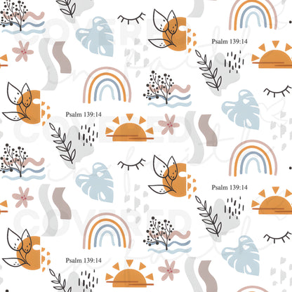 Fearfully and Wonderfully Made Fleece Blanket