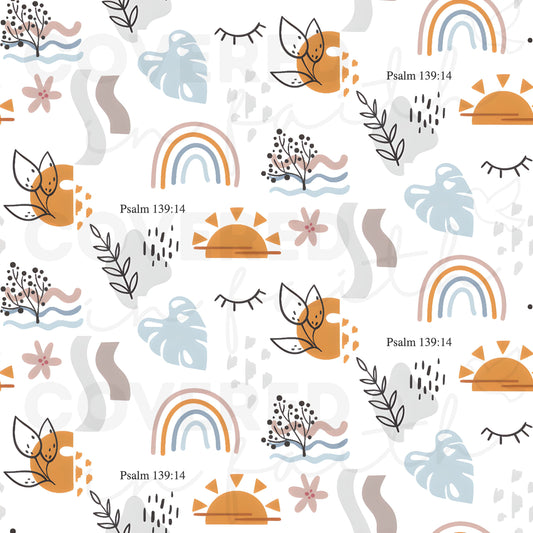 Fearfully and Wonderfully Made Fleece Blanket