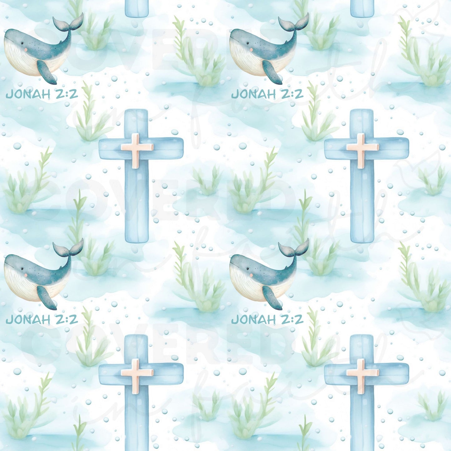 Inspired Jonah 2:2 Fleece Blanket