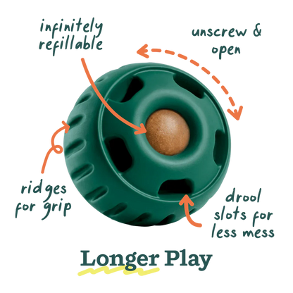 Woof Dog Pupsicle Green Large Dog Toy
