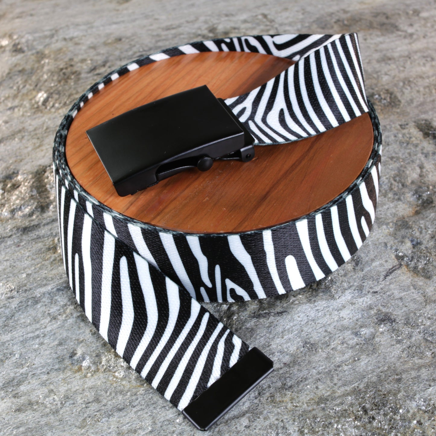 1.5" Zebra Print Belt
