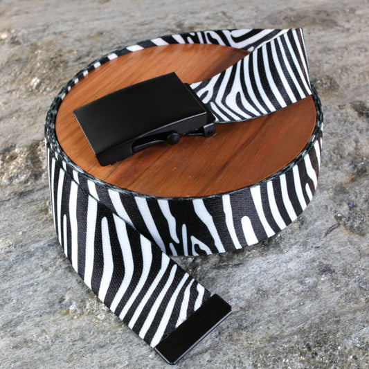1.5" Zebra Print Belt