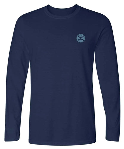 HOOey Flag Fill (Heather Navy) - Mens T-Shirt (Closeout)