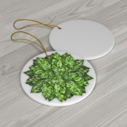 Aglaonema Pictum Ceramic Ornament
