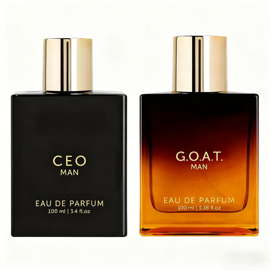 Luxury CEO&G.O.A.T. Man Perfume for Men | 3.4oz, Vanilla Scented, Oriental Fragrance Note