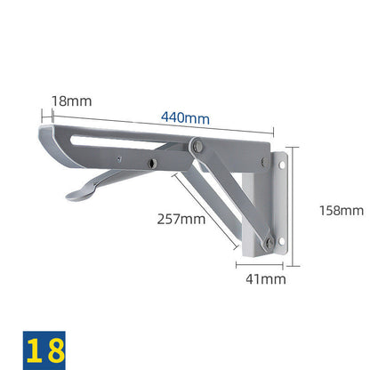 Stainless Steel K-shaped Folding Triangle Bracket Wall Shelf Shelf Support Frame