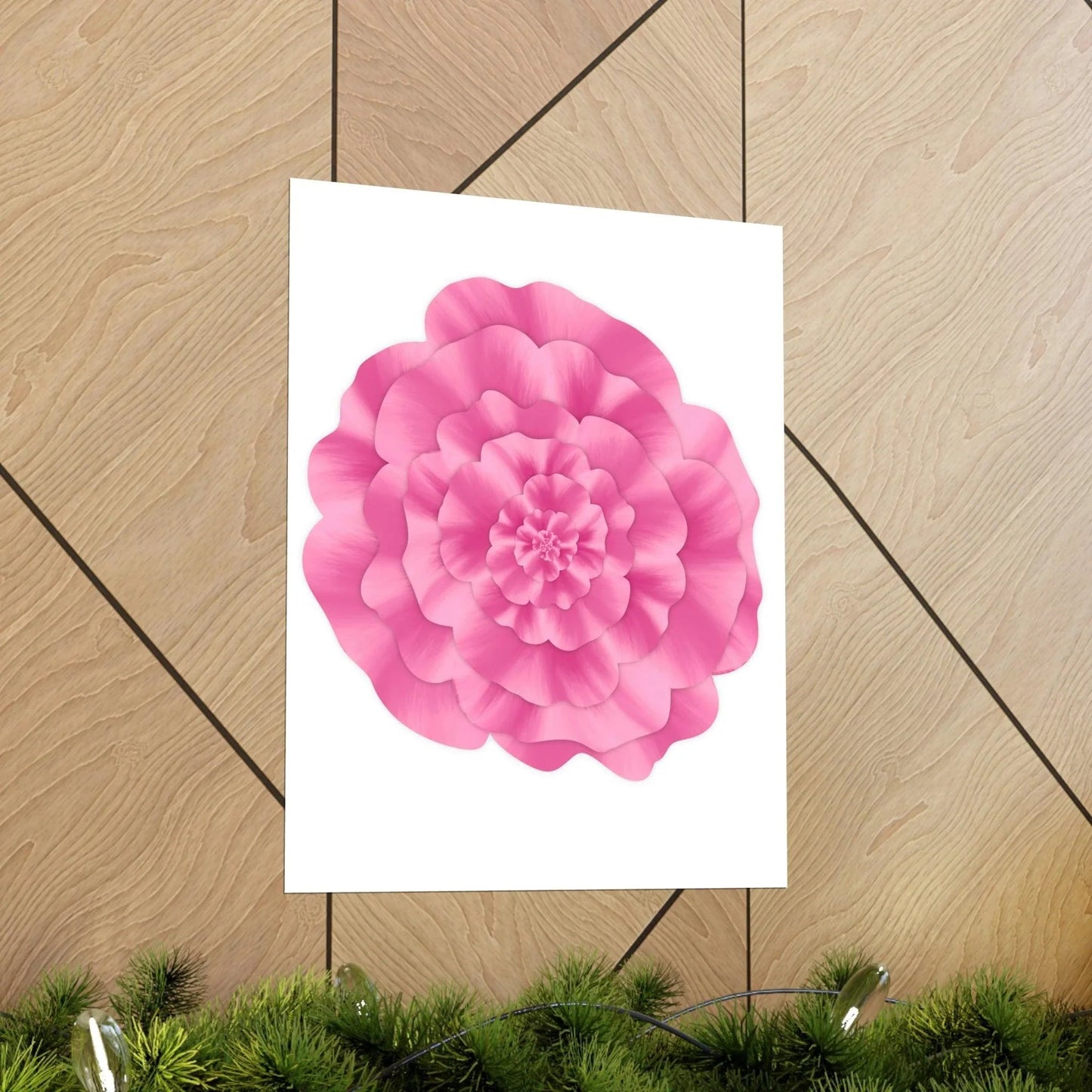 Peony Botanical Print – Unframed Wall Art