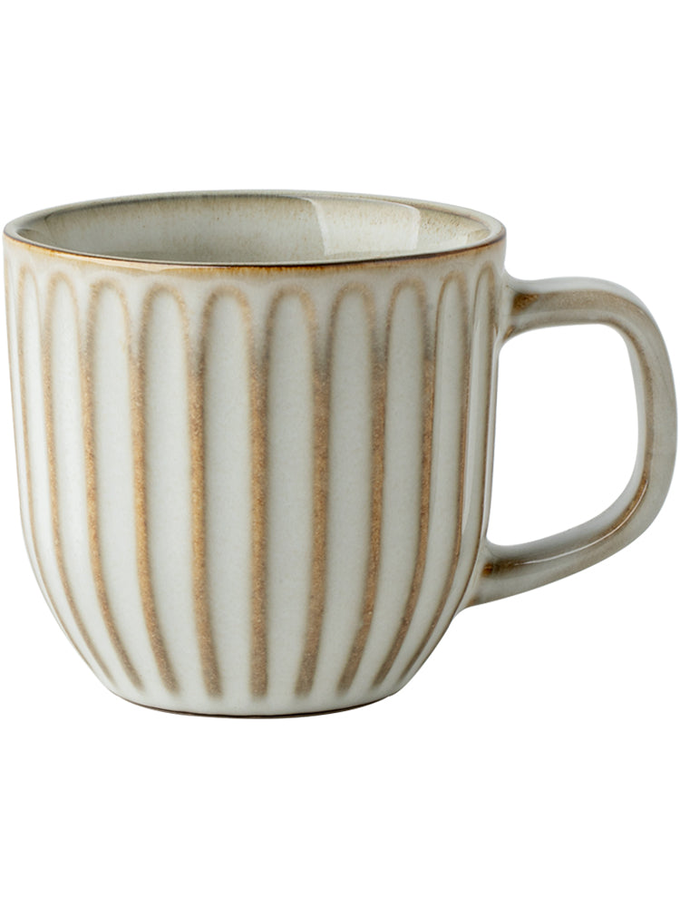 Distressed Embossed Ceramic American Retro Coffee Cup