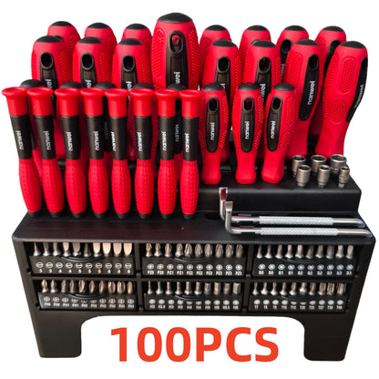 10/100/126/132pcs Magnetic Precision Screwdriver Set with Insulated Tips & Plastic Case - Professional Electronics Repair Kit Suitable for Electronics, Smartphones, Devices, Auto Repair, DIY - Ideal for Daily Use & Holiday Gi