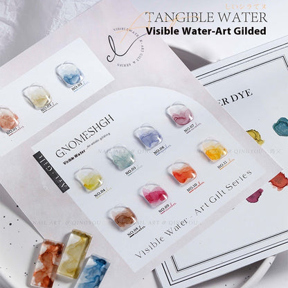 Quick-drying Nail Art Watercolor Shading Fluid Pearlescent Gradient Ink White Gilding Smoke
