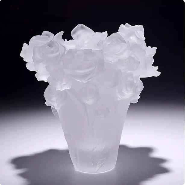 Light-luxury Rose Vase For Living Roomsartistic Floral Arrangement Decor