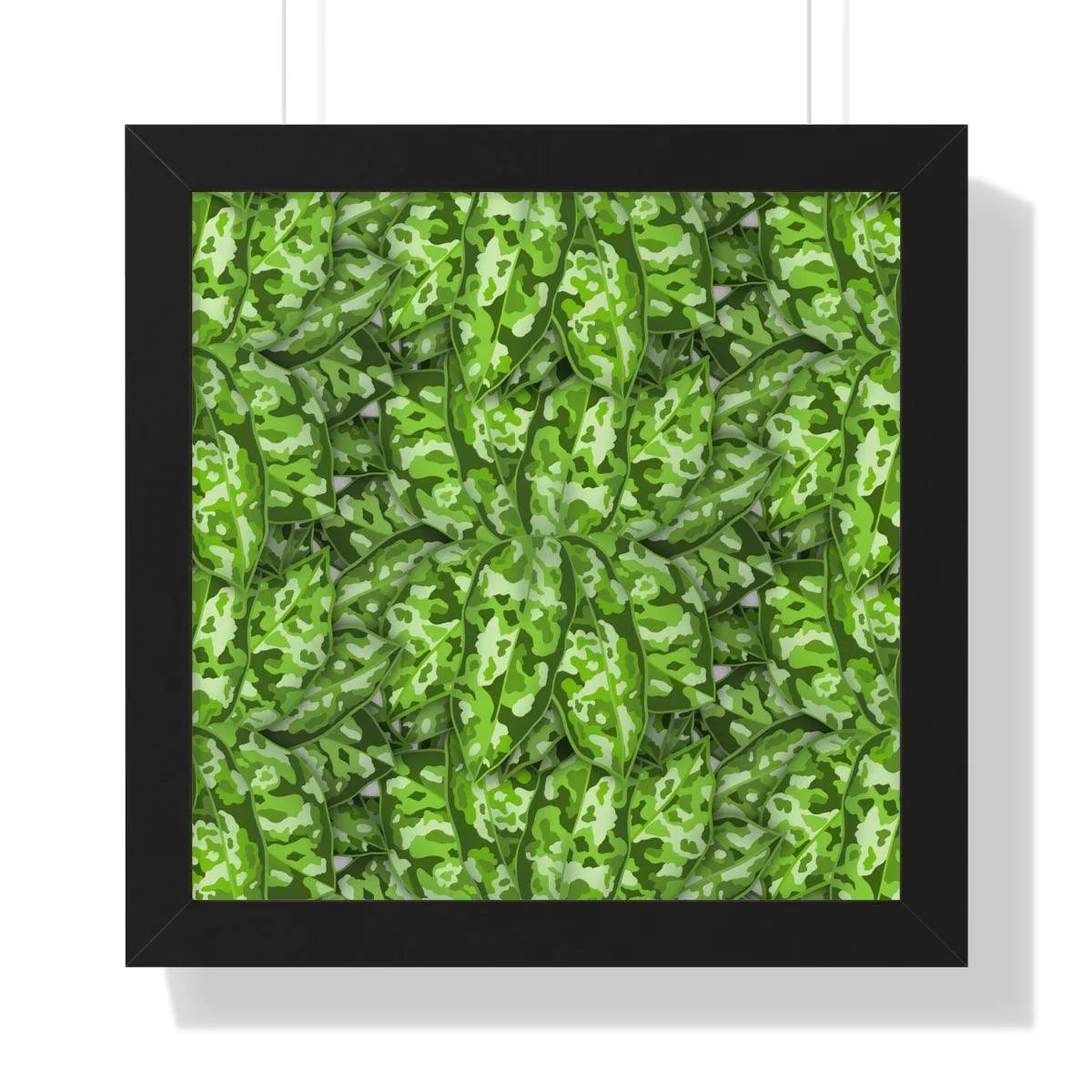 Aglaonema Pictum Framed Print – Botanical Wall Art