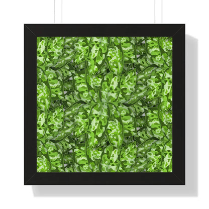 Aglaonema Pictum Framed Print – Botanical Wall Art
