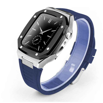 Metal Watch Case Rubber Strap Smart Watch Accessories