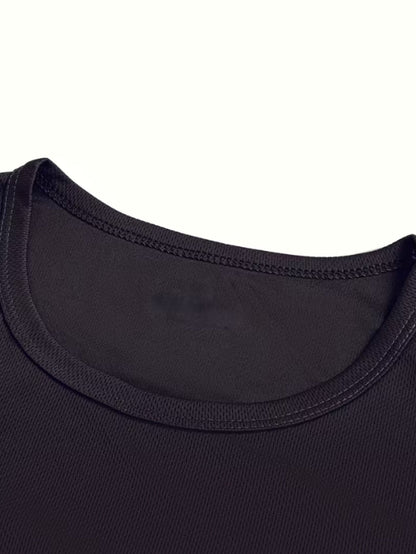 Men's  Paris Short-Sleeve Crew Neck Fitted T-Shirts