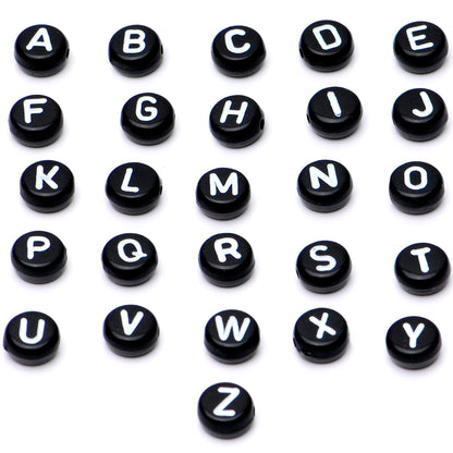 Handmade Custom Black Personalized Name Dangle Industrial Barbell 40mm