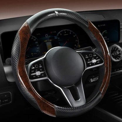 Steering Wheel Cover Universal Fit Carbon Fiber