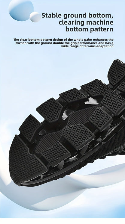 Athletic Footwear for Men - Cozy And Airy Sneakers, Practical, with a Soft Sole Ideal for Prolonged Standing, Featuring a Fish Scale Pattern for Gym Workouts, Walking, And Outdoor Pursuits