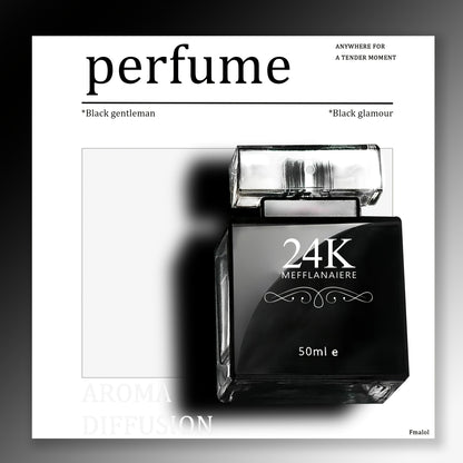 24K Men'S Cologne Parfum - Long-Lasting Woody Fresh Scent, Elegant with Golden & 24K Label - Portable Travel-Friendly Luxury Fragrance for Dates, Parties, Birthdays - Ideal Gift for Men, Sensitive Light Safe, 1.0fl.oz /, Date