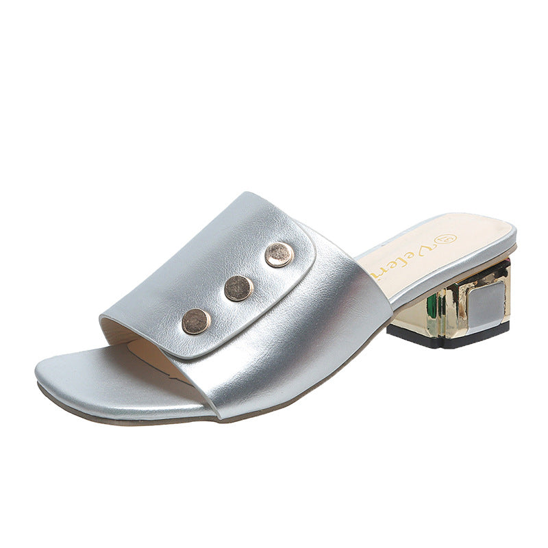 Womens Fashion Wedge Slippers