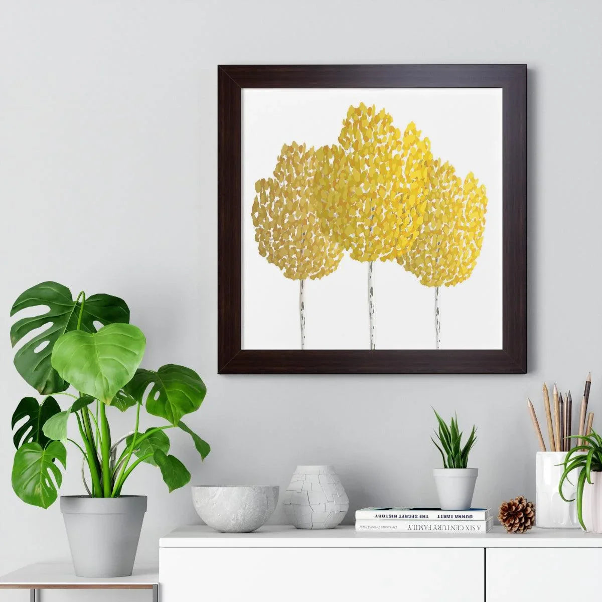 Fall Aspen Framed Print – Wall Art