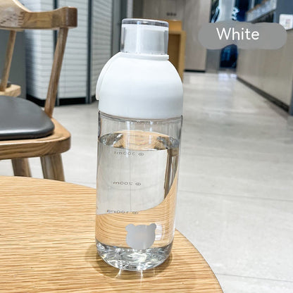 Plastic Transparent Simple Scented Tea Cup Portable