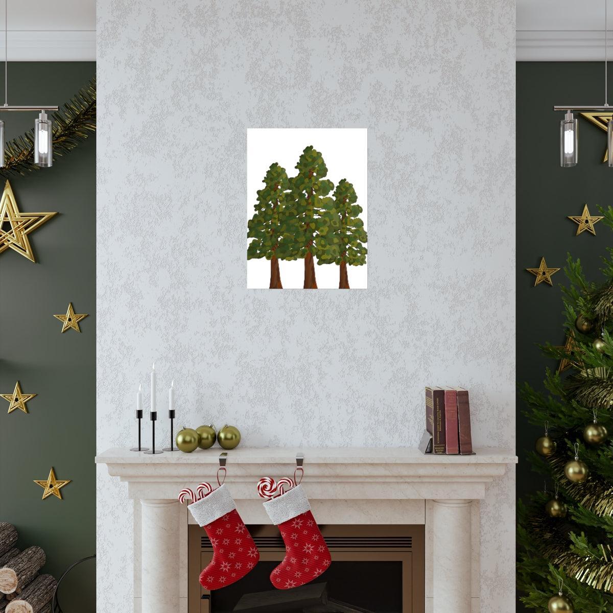 Coastal Redwood Print – Unframed Wall Art