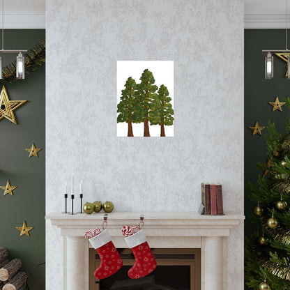 Coastal Redwood Print – Unframed Wall Art