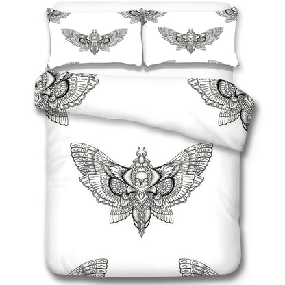 Moth Skull 3D Printing Skeleton Moth Death Skull Three-piece Set