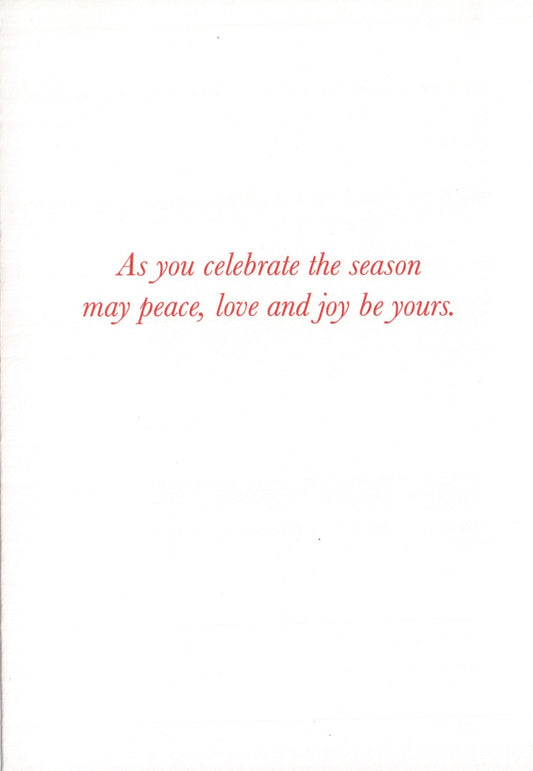 Seasons Greetings Christmas Card