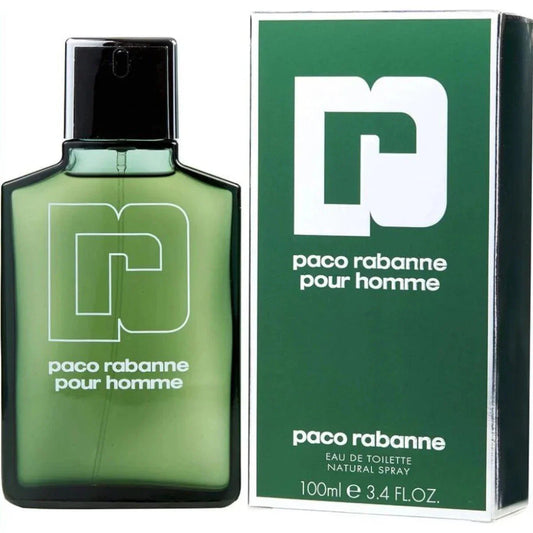 Paco Rabanne Pour Homme Eau De Toilette Spray for Men 3.4 oz