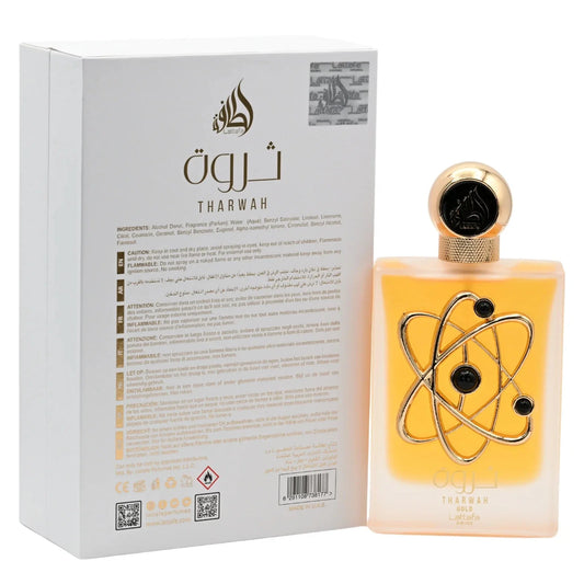 Lattafa Pride Tharwah Gold Unisex Eau De Parfum Spray 3.4 oz