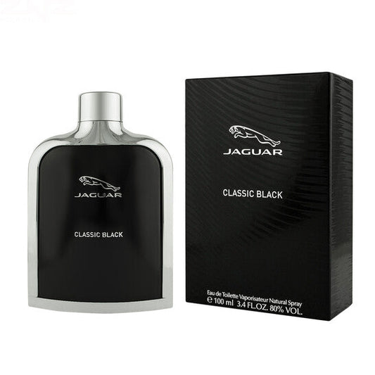 Jaguar Classic Black EDT Spray for Men 3.4 oz