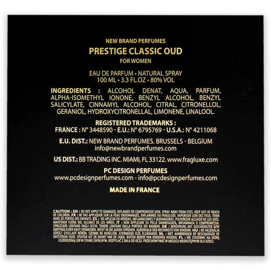 New Brand Classic Oud for Women 3.3 oz EDP Spray