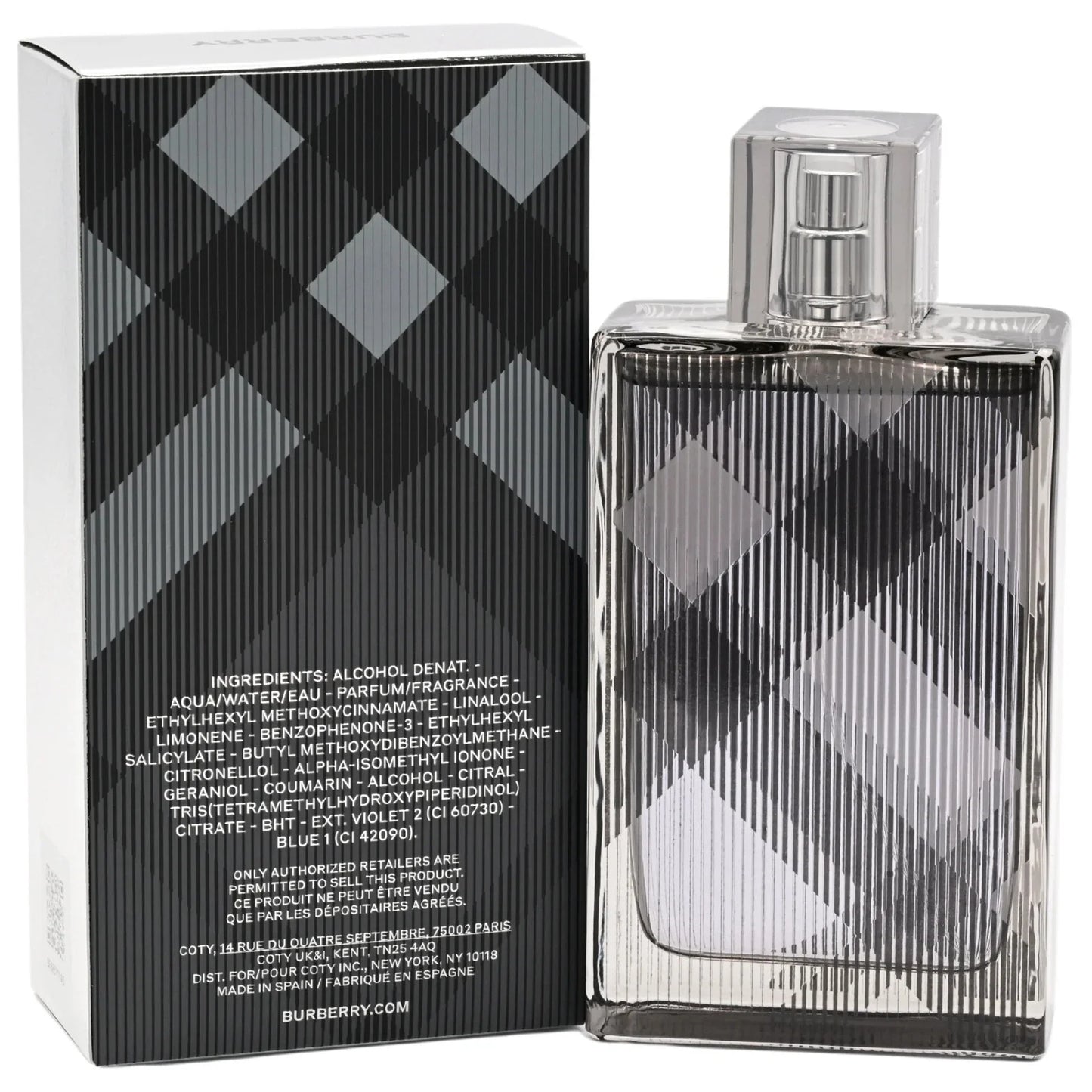 Burberry Brit for Him Eau De Toilette Spray 3.3 oz