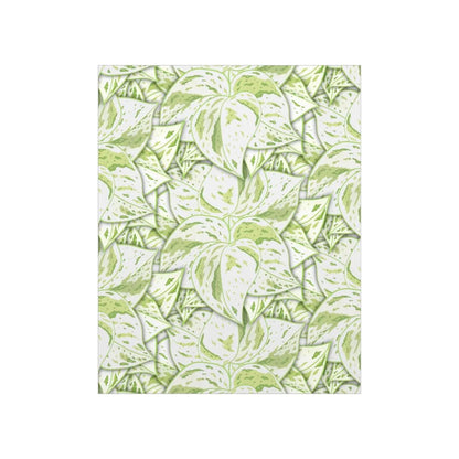 Snow Queen Pothos Pattern Botanical Print – Unframed Wall Art