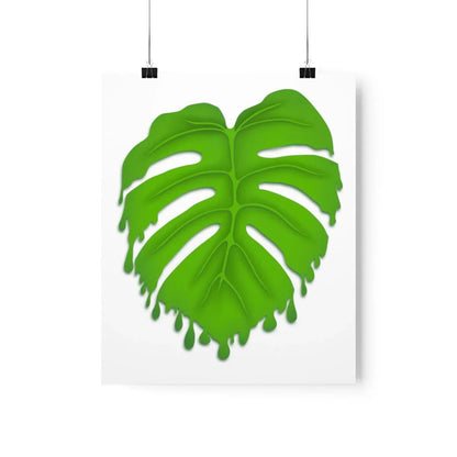 Melting Monstera Botanical Print – Unframed Wall Art