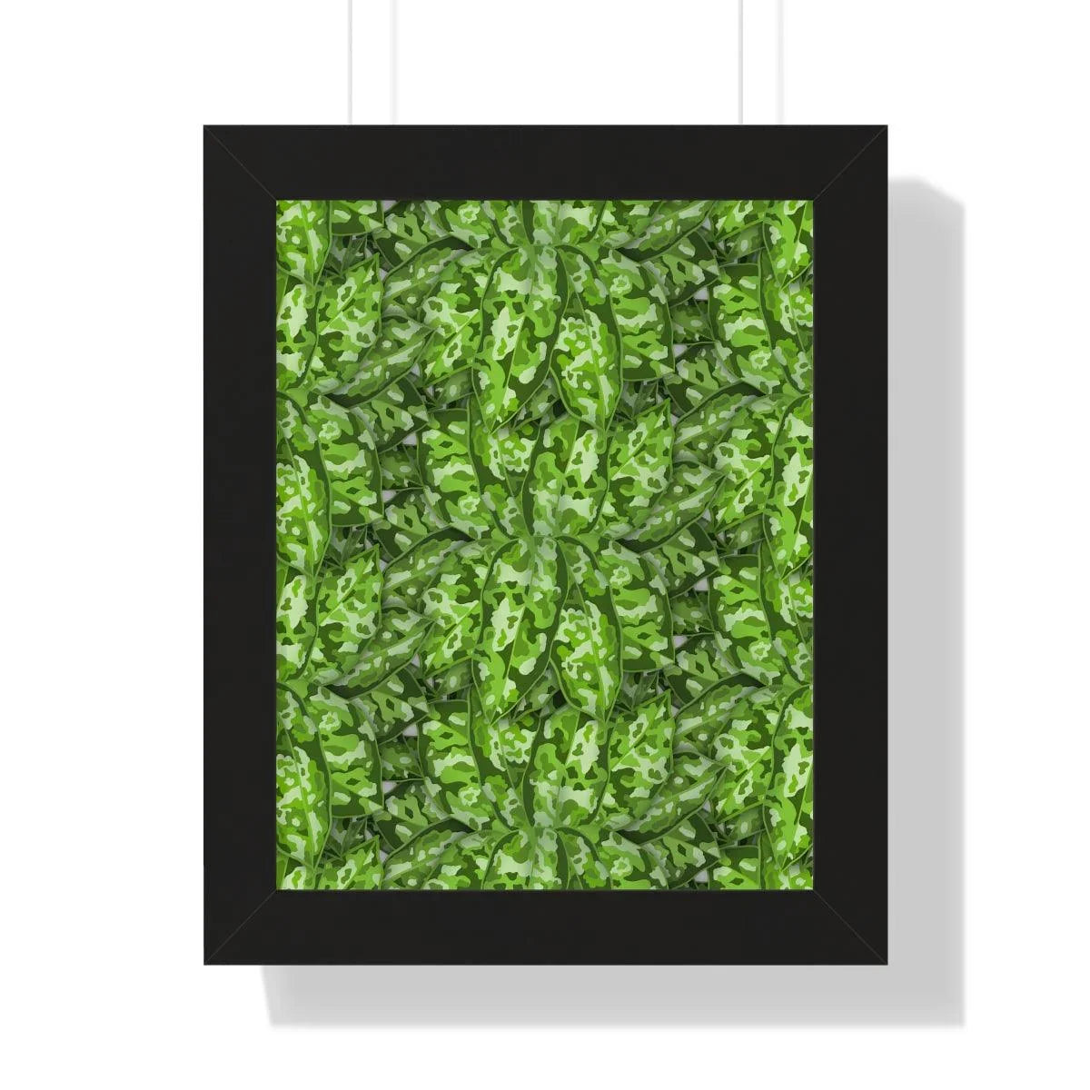 Aglaonema Pictum Framed Print – Botanical Wall Art