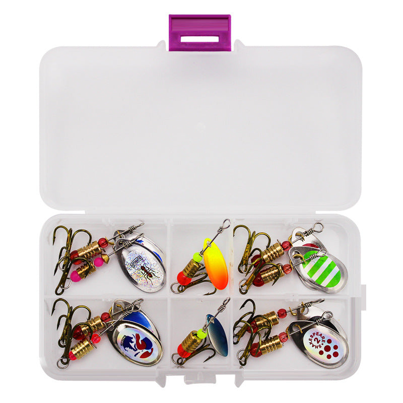 Tossing Type Lure Composite Iron Sheet Fishing Gear Accessories Suit