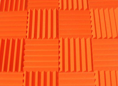 Easy Mount Acoustic Foam Kit - 12x12x2" Acoustic Foam Panels With Adhesive - Wedge Style - 4 Pack