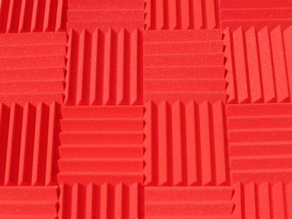 Easy Mount Acoustic Foam Kit - 12x12x2" Acoustic Foam Panels With Adhesive - Wedge Style - 4 Pack
