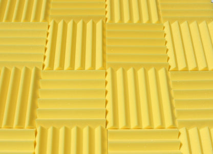 Easy Mount Acoustic Foam Kit - 12x12x2" Acoustic Foam Panels With Adhesive - Wedge Style - 4 Pack