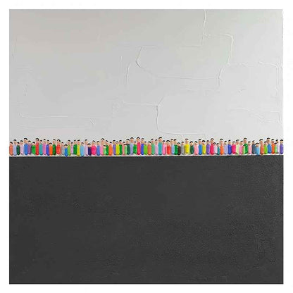 New Design Modern Wall Painting Hand Painted Acrylic Abstract Character Texture Abstract Oil Painting On Canvas For Living Room Home Decor