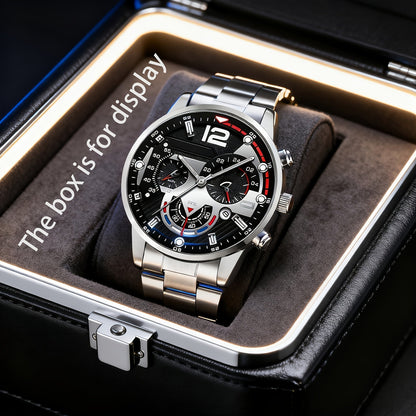 5pcs Men's Business Fashion High-End Elegant Versatile Watch Set Perfect Gift for Friends On Holidays And Birthdays Holiday Gifts Birthday Presents Elegant Design Sophisticated Timepiece Premium Materials Watch Set for Men Wr