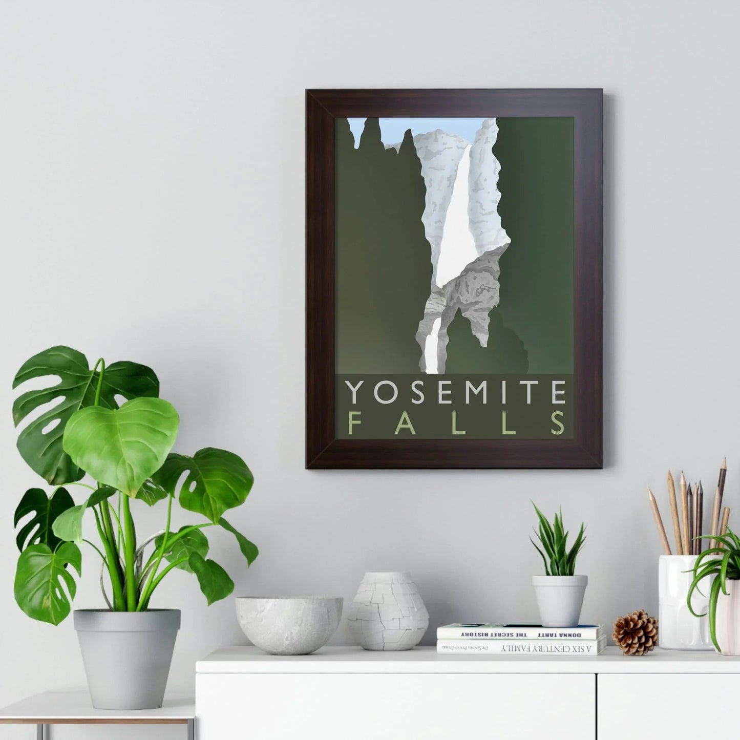 Yosemite Falls Framed Print – Wall Art