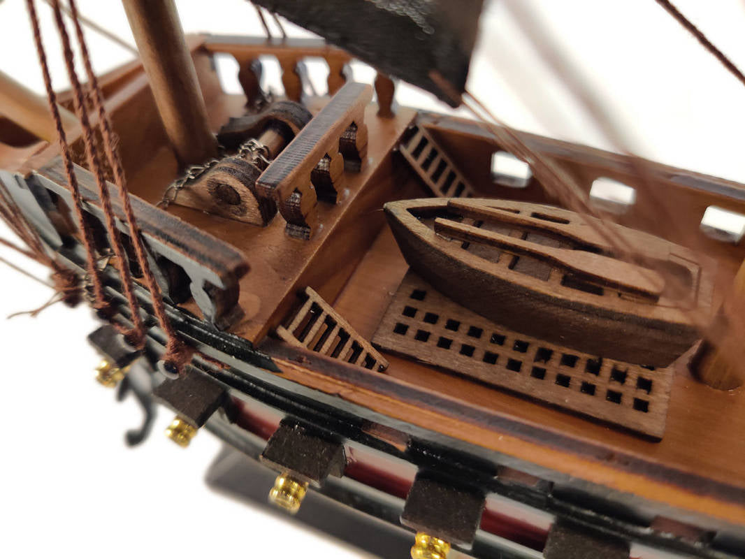 Wooden Captain Kidd's Adventure Galley Black Sails Limited Model Pirate Ship 15""