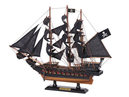 Wooden Captain Kidd's Adventure Galley Black Sails Limited Model Pirate Ship 15""