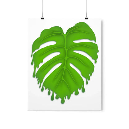 Melting Monstera Botanical Print – Unframed Wall Art