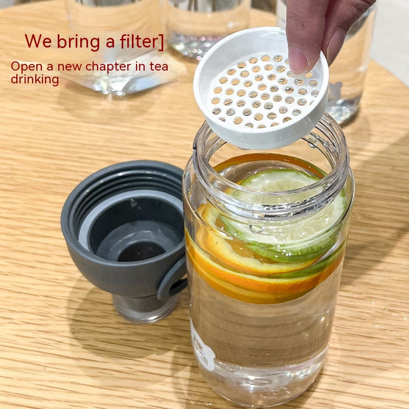 Plastic Transparent Simple Scented Tea Cup Portable