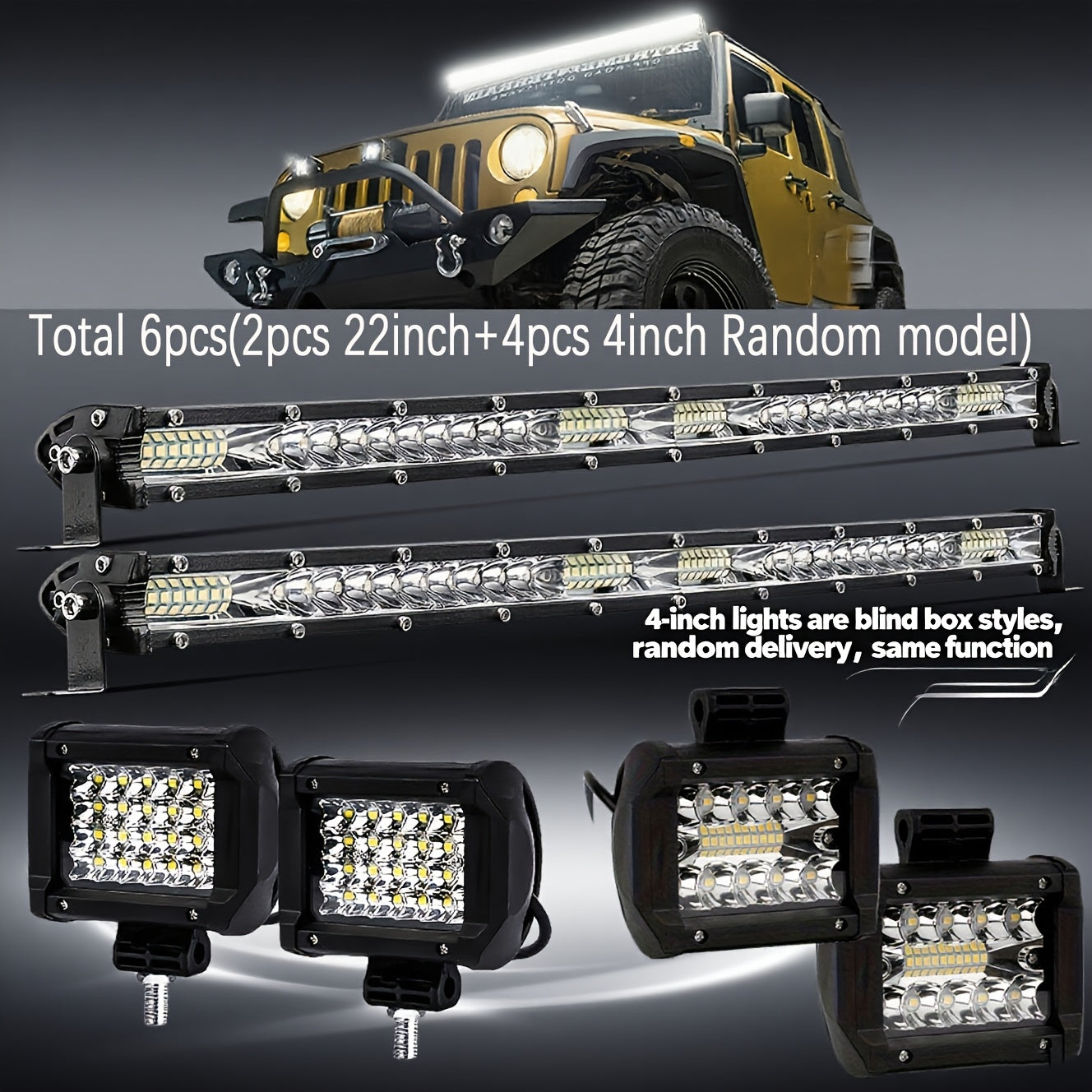 Pro-Series LED Off-Road Light Bar & Work Light Pods | 4" - 21" Weatherproof Lighting Kits